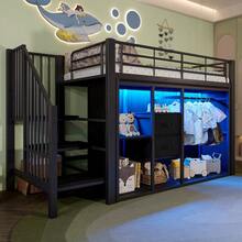 Kids Bed Frames, Headboards & Footboards - Black + Metal + 90cm*200cm - View 12