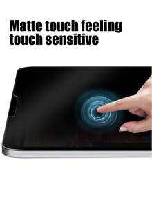 XINHONGYU Miếng dán màn hình chống nhìn trộm, cảm giác như giấy, dành cho iPad 11 inch (A16 2025) / 10.9 inch thế hệ thứ 10 (2022), màng PET mờ chống chói, thích hợp cho việc vẽ và ghi chú, kết cấu giấy siêu mỏng, chống bám vân tay, nhạy, tương thích với iPad Air 11 inch M3 2025/M2 2024, iPad Air 4/5 và phụ kiện iPad Pro 11 inch. - 1 cái - Xem 3