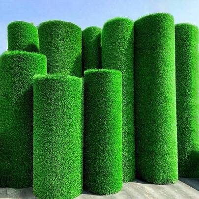 1 pièce Gazon artificiel de haute qualité 100 x 200 cm, épais et réaliste, tapis d'herbe artificielle, pelouse artificielle d'extérieur, tapis d'herbe artificielle, sensation de luxe, pelouse d'intérieur/extérieur réaliste, expérience visuelle et tactile premium, matériau plastique, convient pour le jardin extérieur, le patio, la décoration de la véranda, les articles de plage et les jeux de piscine. [Plusieurs tailles, choisissez la taille dont vous avez besoin]