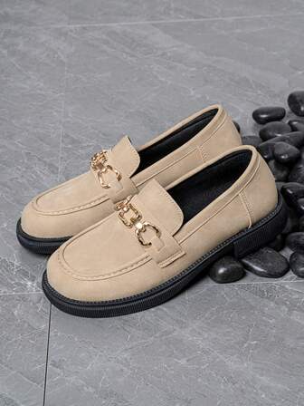 2025 New Preppy Style Loafers For Women, British Wind JK Small Leather Slip-On Shoes, Korean Fashion Versatile Women Shoes