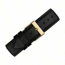 Guess GW0399L3 Ceas de damă cu cuarț la modă, cadran rotund auriu și curea din piele neagră, ceas casual, potrivit pentru purtarea zilnică la petreceri, cadou special pentru iubitorii de femei