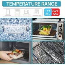 5Pack 22oz Glass Storage Containers With Lids, Glass Meal Prep Food Container Sets With Snap Airtight Lids Microwave, Oven, Freezer And Dishwasher - 5 gói 22oz - Xem 8