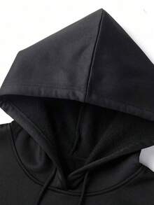Custom Men's Hoodies With Personalized Prints.Customize With Your Photos - Solo Shots, Group Photos, Couple Photos, Photos Of Lovers, Family, Friends, Pets Or Landscapes.Also Offer Personalized LOGO Customization For Occasions Like Halloween, Christmas, Birthdays, Valentine's Day, Father's Day, Parties And Anniversaries.Suitable For Team Uniforms, Outdoor Wear, Class Uniforms, Sportswear Customization.Ideal As Birthday Gifts And Holiday Gifts. - màu đen - Xem 3