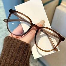Japanese And Korean Style Ultra-Light Glasses Unisex Glasses Gift For Teachers Gift For Friends Suitable For Office Formal Occasions And Daily Wear - Non-Prescription Decorative Style - 白色 - 查看 3