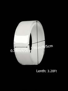 1pc Heavy Duty Double Sided Tape - Reusable, No Trace, Strong Adhesive, Multi-Purpose, Removable, Washable, Suitable For Jack Plate, Hooks, Mats, Murals, Double Sided Tape Fixing Randomly Cut Strong Adhesive Multiple Scenarios Can Be Used