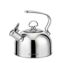 Haus Roland Ấm đun nước bằng thép không gỉ 3 lít, có chức năng tạo âm thanh khi đun sôi, thích hợp sử dụng trên bếp ga và bếp điện. - Bạc - Xem 9