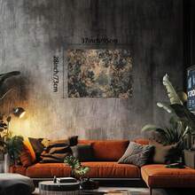 Jit 1pc Classical Forest Wall Hanging Art Painting Printed Tapestry, Retro Art Aesthetic Tapestry, Suitable For Rooms, Yards, Studios, Homes And Celebration Events, Suitable For Both Indoor And Outdoor Activities, Available In Multiple Sizes, Ideal Creative Gift - 彩色 - 查看 7