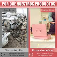 Caja Para Dinero, Caja Fuerte S-eguridad, Caja Para Dinero De S-eguridad Con 2 Llaves Y Cerradura De S-eguridad, Caja Registradora, Caja Para Dinero De Negocio, Caja De S-eguridad Para Dinero Con 4 Charolas Y 5 Depósitos, Caja De Efectivo Portable Para Guardar Joyas, Relojes, Billetes, Moneda - Rosa - Ver 7