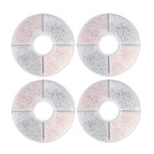 4pcs/8pcs/12pcs Pet Fountain Filter, 4 Grids Round Replacement Filters, Compatible With Cat Fountain, Activated Carbon Filter, Suitable For Automatic Pet Drinking Fountain, Cat & Dog Water Dispenser Accessories - Round - View 9