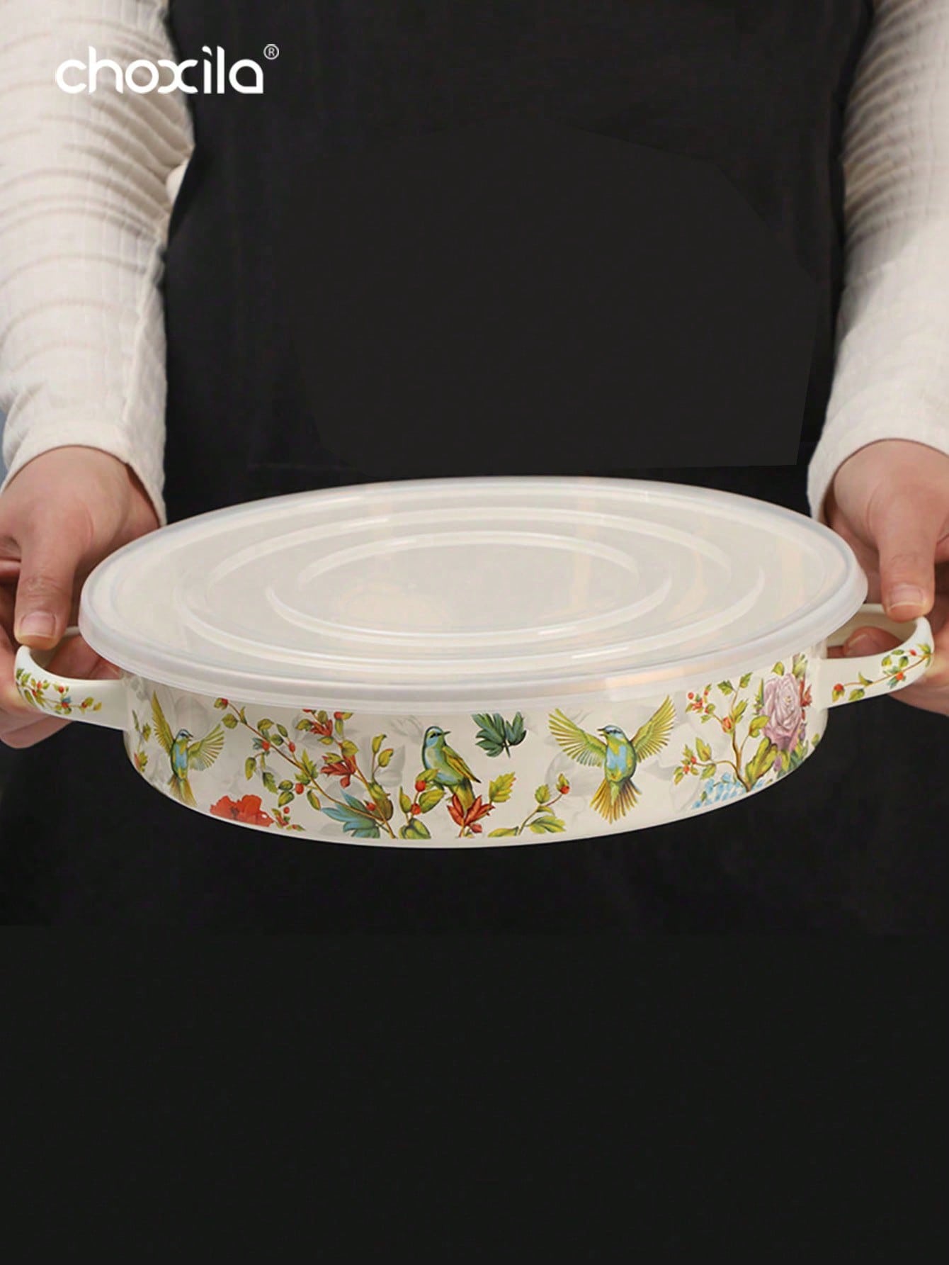 choxila قدر متعدد الوظائف سميك بسماكة 11 بوصة مطلي...