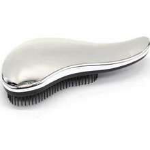 LYSW Electroplated Women's Long Hair TT Comb, Princess Comb, Anti- Soft Tooth Magic Air Cushion Comb, Hair Accessories - Silver - View 6