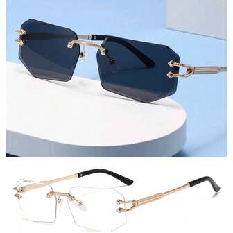 1 par de Patrón geométrico casual, retro, bohemio, elegante, de estilo callejero, palaciego, lindo, versátil, de moda, adecuado para todo tipo de ocasiones