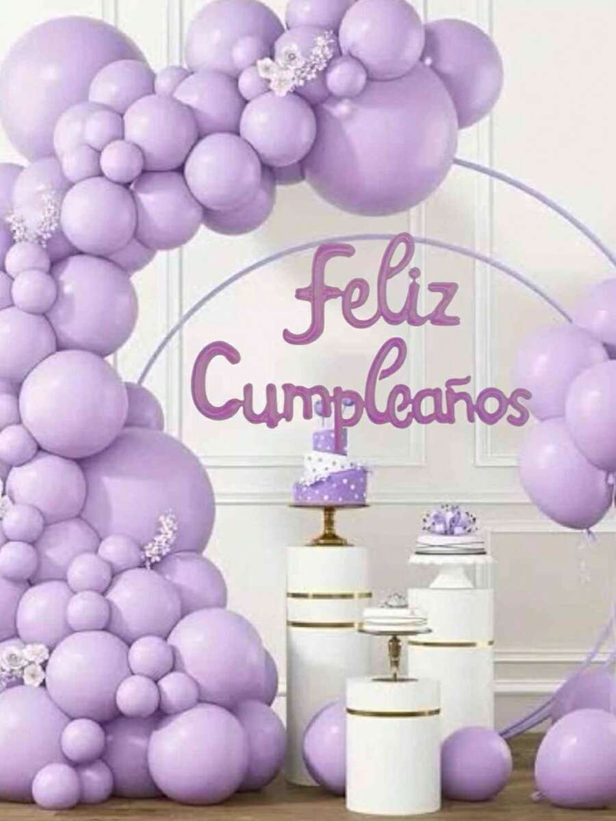 Decorative Balloon For Birthday Party, In Pretty Colors - Violet Purple - View 1