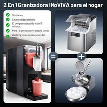 Mera House Máquina para Slushies - No Necesita Hielo,2L Máquina Slushies2 en 1 para Bebidas Congeladas y Helado Suave, Máquina Slushy para Hogar con Pantalla LED, Función de Reserva y 7 Programas Preestablecidos ,Margaritas Congeladas, Frappés,Cocktails,helados,batidos,Imprescindible para las Fiestas Familiares - Tipo de Enchufe A USA (110-127V) - Ver 9