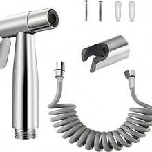 1pc 304 Stainless Steel Bidet Sprayer, Toilet Flushing Spray Nozzle