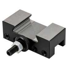6PCS Black Wedge Type Quick Change Tool Post Set  Adjustable For Facing Grooving Cutting Off Knurling - Black - View 11