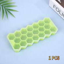 (Free Shipping)1 Piece Of Ice Cube Mold, Ice Cube Tray, Easy-Release Hexagonal Ice Cube Tray, Suitable For Whiskey, Cocktails, Bourbon, Cold Drinks. Also Suitable For Coffee, Kitchen, Ice Cube Tray, Room Decor, Coffee Bar Essentials, Ice Tray, Ice Mold, Ice Cube Molds. - Random - View 7