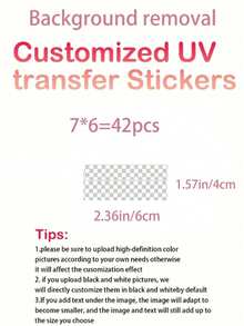Transparent Crystal Sticker With Logo, Customized UV Transfer Film, Transparent Waterproof Printed Sticker, Suitable For Packaging Boxes, Greeting Cards, Weddings, Birthdays, Etc. - Multicolor - View 13