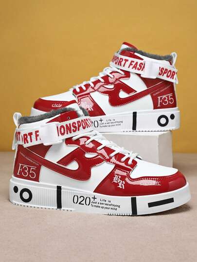 Men's New Thermal Lined Warm Outdoor Casual Shoes, Fashionable Sneakers, Comfortable Sports Running Shoes