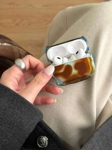 Ins Style Simple Blue & Brown Gradient 4/ Pro 3/ 2 Wireless Bluetooth Earphone Soft Protective Case, Suitable For Women - Multicolor - View 9