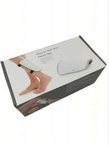 "Electroestimulador muscular portátil para piernas" - Blanco - Ver 4