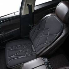 1pc Comfortable Business Car Front Seat Cushion Cover, Universal Car Interior Seat Pad