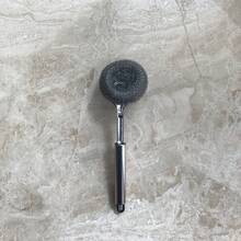 Stainless Steel Pot Brush, Kitchen Pot Cleaning Steel Wool Ball Brush With Long Handle, Dishwashing Brush For Pots, Pans, Bakeware, Cookware Cleaning