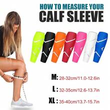 Unisex Calf Compression Sleeves - Leg Compression Sleeves - Calf Support, Suitable For Running, Basketball, Cycling, Travel - Multicolor - View 3