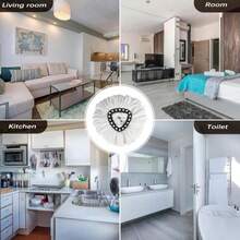 Microfiber Spin Mop Refills,8 Pack Mop Replacement Heads,Spinning Mop Replace Head For Deep Cleaning All Hard-Surfaced Floors - ColorA - 查看 4