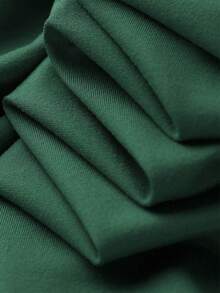 Tween Boy LA Slogan Print Crew Neck T-Shirts Summer Boy's Casual Tee Soft Tops,Streetwear And Vacation Wear.Suitable For And Boys To Wear,Suitable For Daily Wear,Can Be Given As A Gift To Family,Girlfriend, Friends,Comfortable Short Sleeves Casual Pullover, Machine Washable, Daily Essential, Loose Style, Suitable For Both Boy And Women, Street Style - Dark Green - View 5