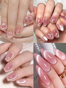 3-In-1 Cat Eye Effect Gel Nail Polish Magnetic Stick,Strong Magnetic Nail Tool,Multifunctional Gel Polishing Nail Art Tool Magnetic Rod, Suitable For Home Salon Manicure DIY