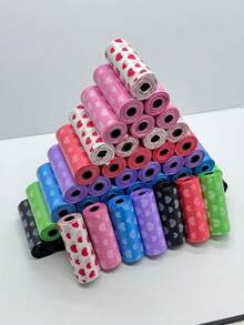 10/20卷装心形狗便袋，宠物粪便袋，防漏宠物便袋，适合户外遛狗，也可作猫砂垃圾袋，狗狗用品，便袋，爱心宠物便袋，情人节宠物礼物 - 白色 - 查看 6