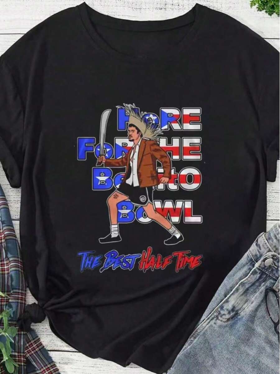 Benito Bowl Shirt 2026 Puerto Rico Football Show Shirt Puerto Rican Football Tee Benito Bowl Graphic Shirt - màu đen - Xem 1