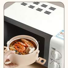 Set de fiambrera portátil isotérmica de 2,2 L para adultos, fiambrera bento apilable de acero inoxidable para comida caliente, contenedor térmico de 3 niveles, fiambrera bento de gran capacidad, acero inoxidable 304 - 2 niveles - Ver 10