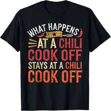 Camiseta de Cocina Divertida Chili Cook Off - Blanco - Ver 7