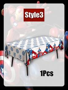 1 Pack Marvel Spider-Man Plastic Tablecloth - 54 Inches X 71.7 Inches Rectangular Disposable Tablecloth, Fits 6 Ft Table, Thick & Waterproof, Suitable For Parties, Holidays And Gatherings - Multicolor - View 6