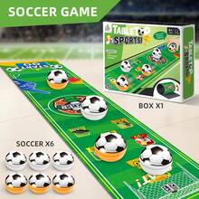 桌面足球、篮球、保龄球游戏 - 多功能互动桌面玩具，适合男孩，家庭聚会适用 - 彩色 - 查看 5