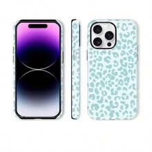 Apple 17 Pro Max Christmas Gifts Fashionable Leopard Print, Dual-Layer Protective Phone Case For  16 Pro Max, 15 Pro, 13, 11, 12, Phone Case For All Models - Fits Phone 17 Pro Max New - 淺藍色 - 查看 4