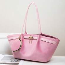 Bolsa de ombro feminina vintage Maillard de grande capacidade, modelo novo e moderno, versátil e ideal para o dia a dia.