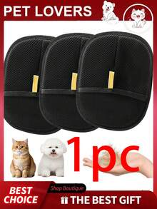 宠物毛发去除手套，3 件静电宠物毛发去除器，高效宠物毛发美容手套，可重复使用的猫狗毛发去除器，适用于沙发、窗帘、地毯 - 彩色 - 查看 15