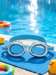 1pc Youth Swimming Goggles, Soft Silicone Frame Anti-Leak, Anti-Fog Clear Lens, Swimming Goggles - Multicolor - View 9