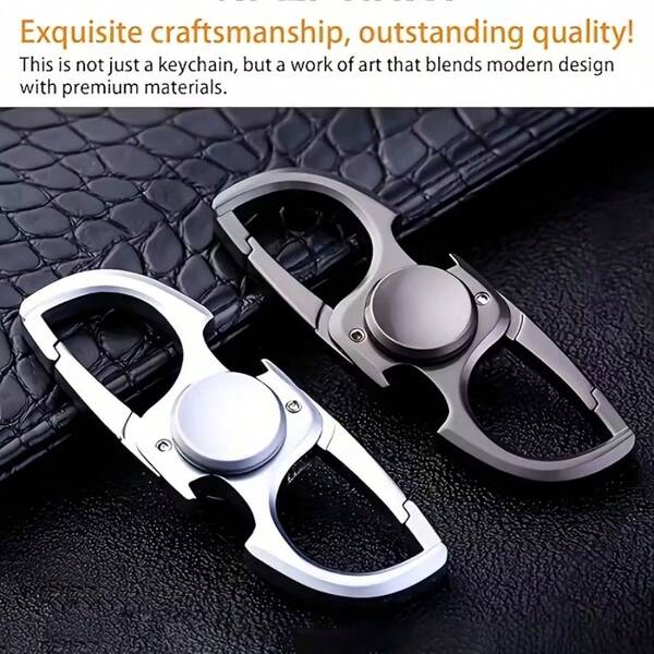 1pc With Keychain Design, Multi-Functional Keychain Tool Bottle Opener, Car Key Chain Clip, Practical Holiday Gift Idea