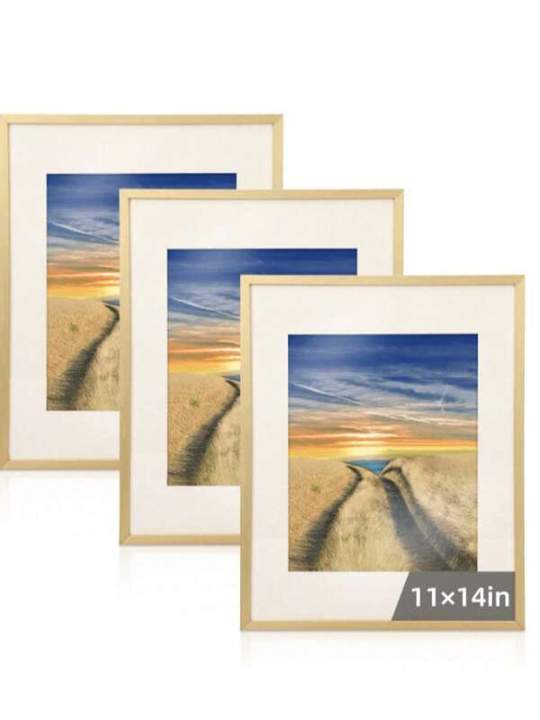 2-In-1 Minimalist Wooden Photo Frame - Tabletop & Wall Mount For Wedding Photos, Photo Wall & Home Decor