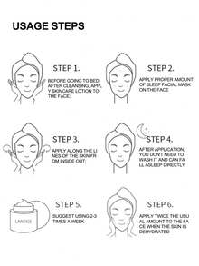 Mascarilla de noche hidratante LANEIGE de 70ml, apta para uso diario - 70 ml - Ver 9