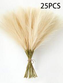 40/30/25/15/20/10/5 片米色人造蒲苇，高 20.47 英寸/52 厘米。稻草人用芦苇制成高大蓬松的丝绸人造蒲苇花。芦苇草人造植物波西米亚风格装饰，可用于婚礼派对装饰、花园装饰、房间装饰、家居装饰、秋季装饰、卧室装饰、婚礼装饰、万圣节装饰、假植物、客厅装饰。 - 米色 - 查看 13