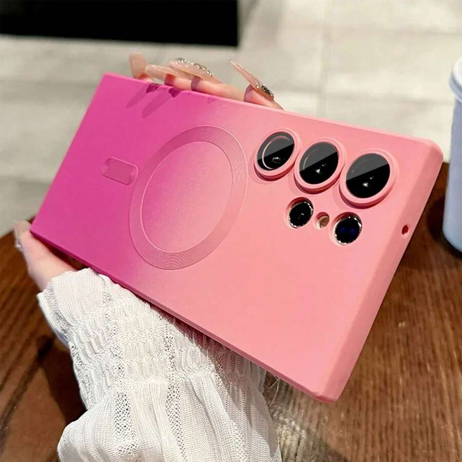 磁吸式无线防刮防震渐变色保护壳，适用于三星 Galaxy S25、S25+、S25 Ultra、S24、S24+、S24 FE、S24 Ultra、S23 Ultra、S22 Ultra、A06、A16、A26、A36、A56 系列