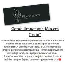 Pingente Coração vazado Pequeno em Prata 925 - Prata - Visão 3