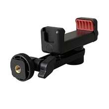 DSLR Camera To Smartphone Monitor Adapter, Low Angle Viewfinder, Hot/Cold Shoe Mount, Smartphone Clip Holder Accessory, Compatible With Canon, Nikon Cameras - Black - View 9