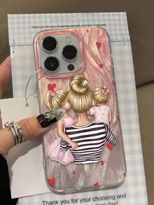 彩绘简约时尚防摔超柔软硅胶手机壳，兼容 17/17 Pro/17 Pro Max/16/15 XR/7/8/16 Pro Max/13/13 Pro Max/14 Pro Max、Galaxy S25/S25 Plus/S25 Ultra、A16/A36/A26/A56、S24 - 彩色 - 查看 3