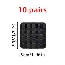10 对汽车脚垫隐形固定贴纸，高粘度按扣，防滑耐高温双面胶，以及汽车背胶贴片